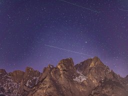 Perseid Meteor Shower Over the Tennengebirge - Salzburg - Austria